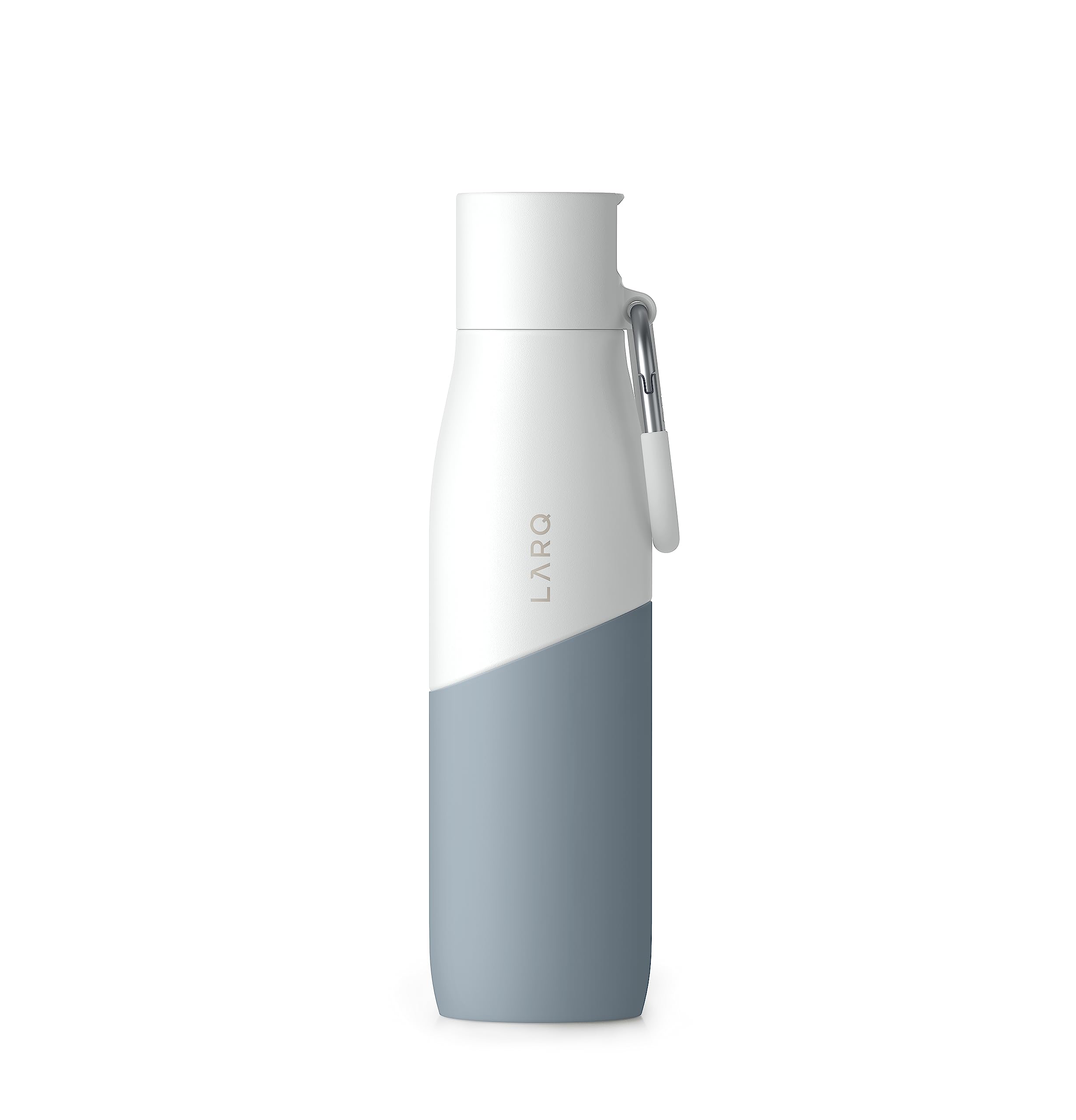 LARQ Bottle Movement Filtered - Lightweight Non-Insulated Stainless Steel Water Bottle BPA Free with Nano Zero Technology and Long-Lasting Filters, Black/Onyx, 32oz